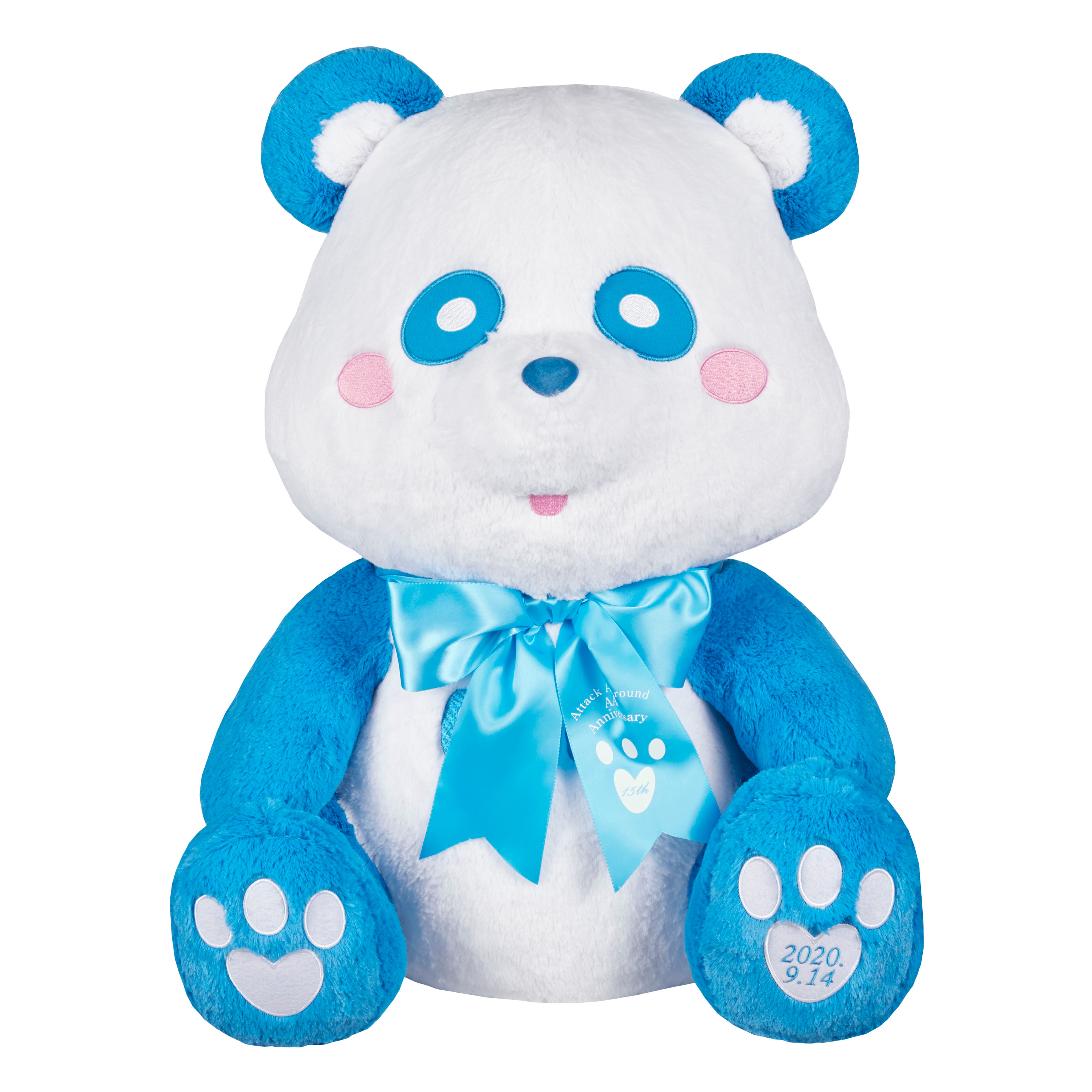 blue panda plush