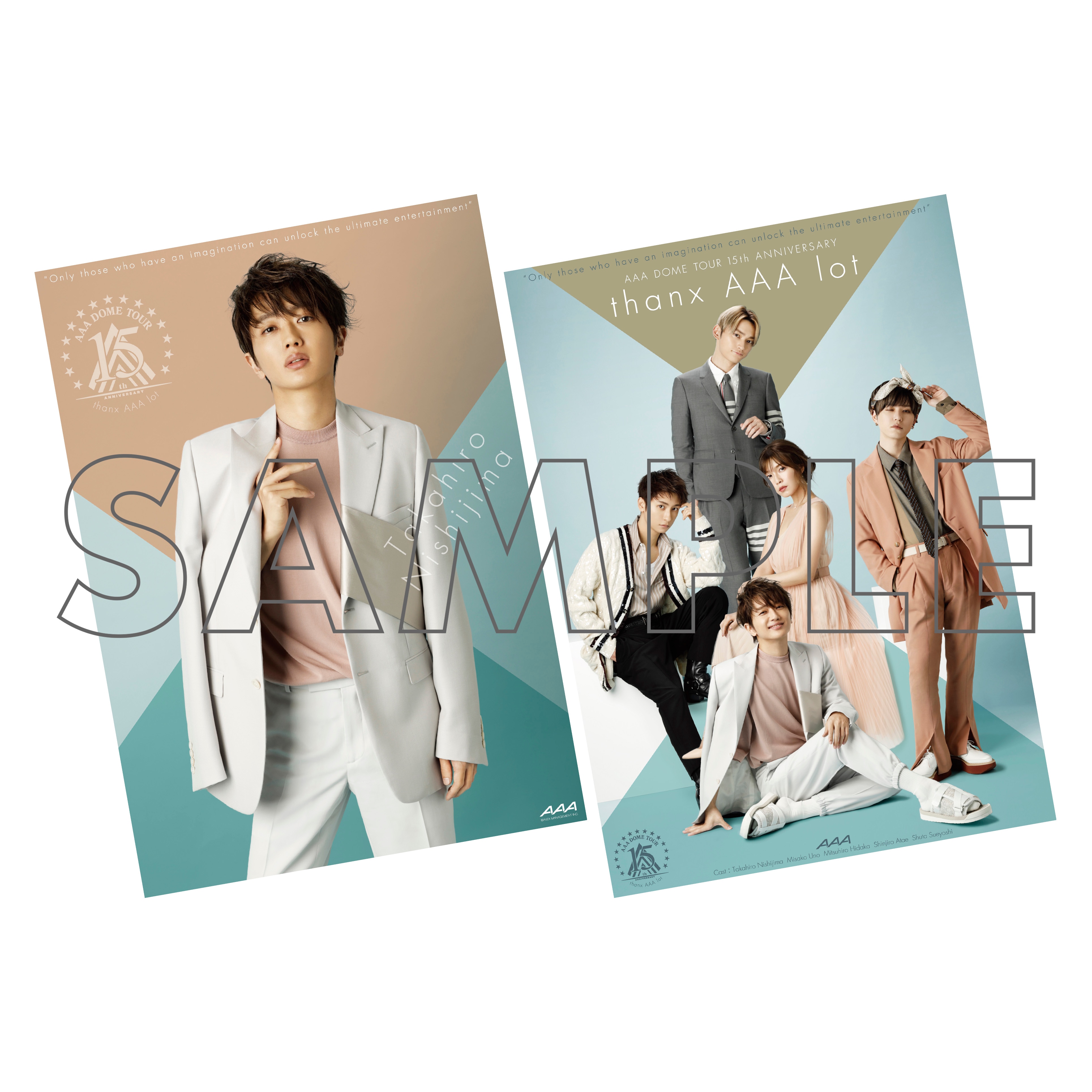 A2ポスター（2枚セット） -TAKAHIRO NISHIJIMA-