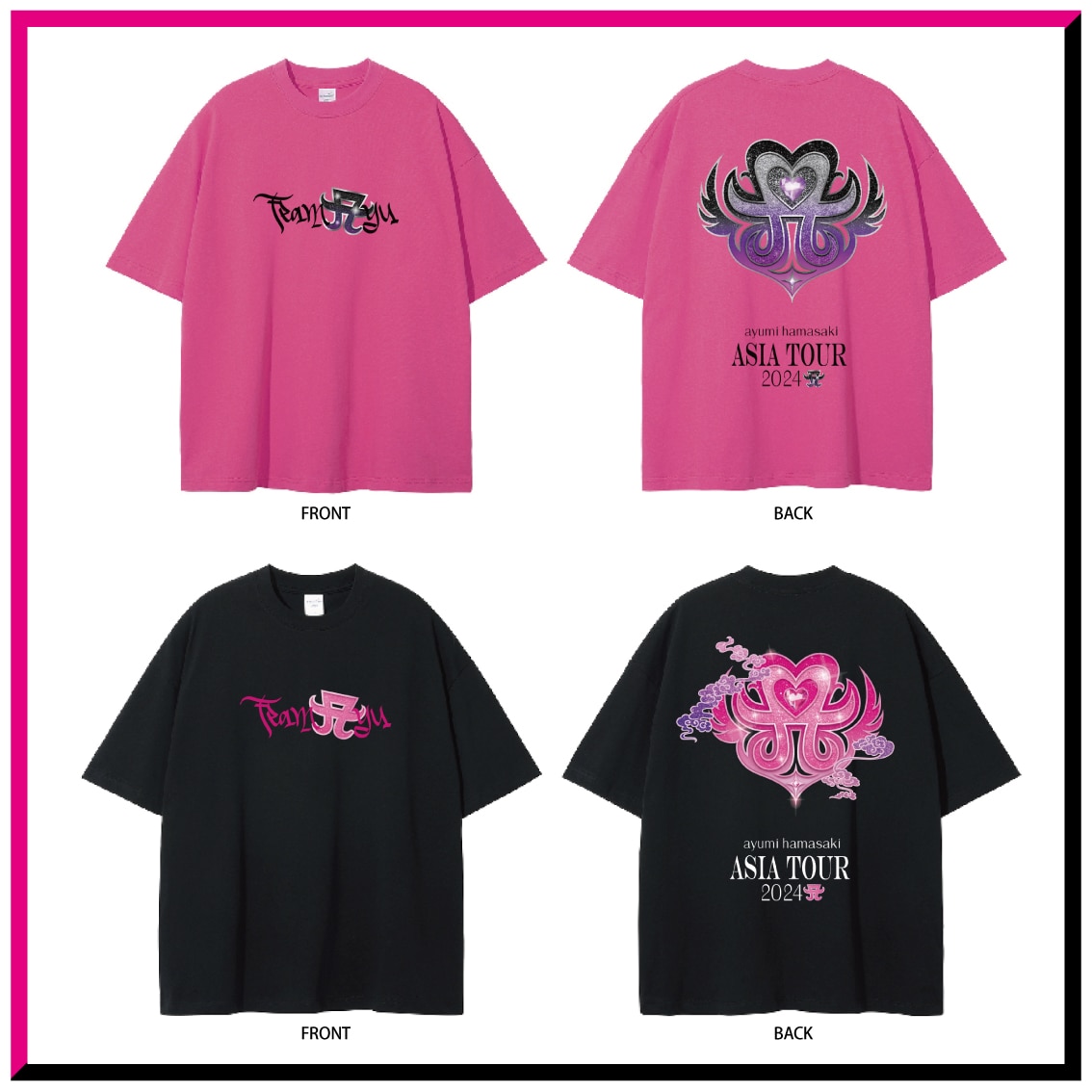 ASIA TOUR 2024 A ～I am ayu～ Tシャツ販売決定！