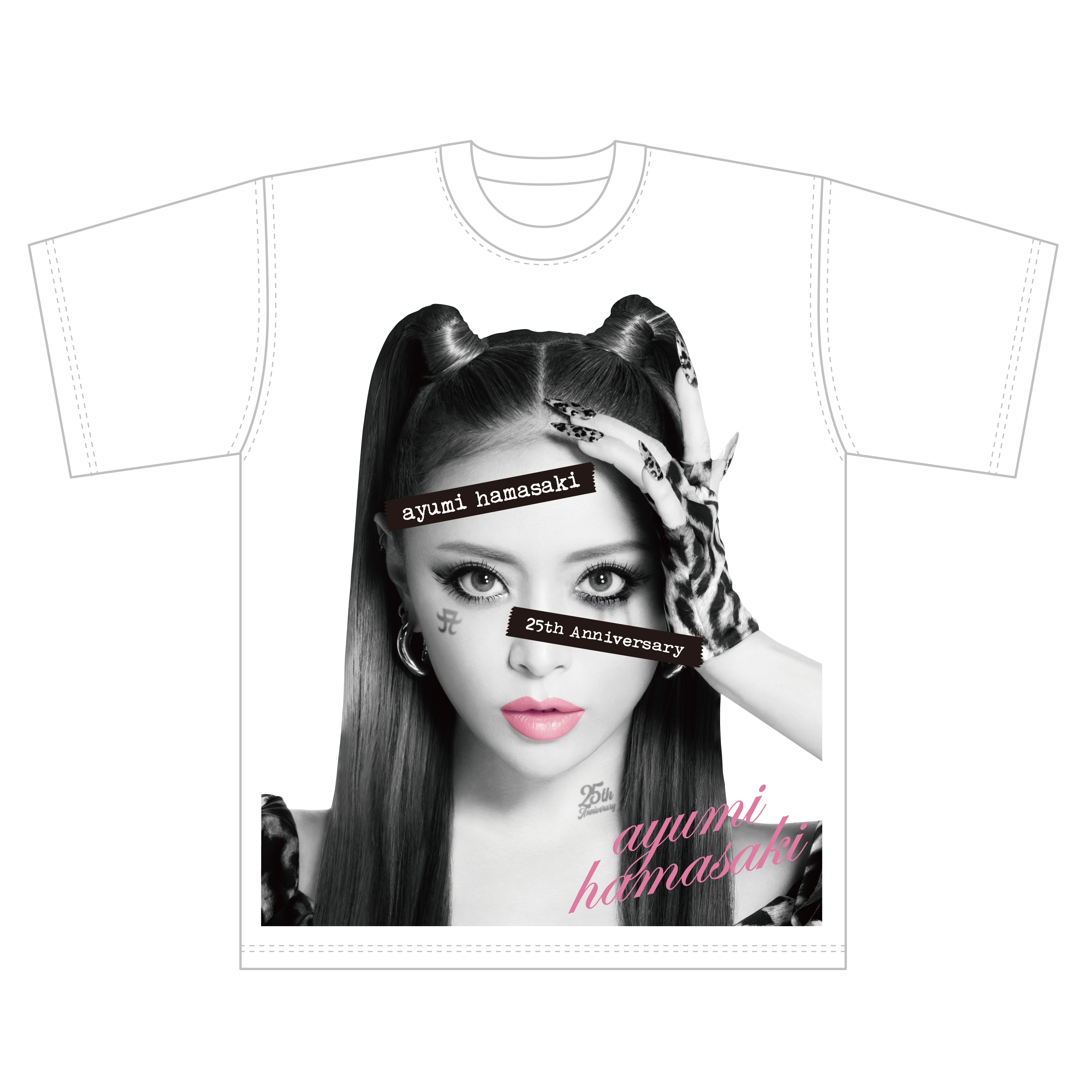 浜崎あゆみ / Tシャツ BLACK XLサイズ ☆ ayumi hamasaki 25th 