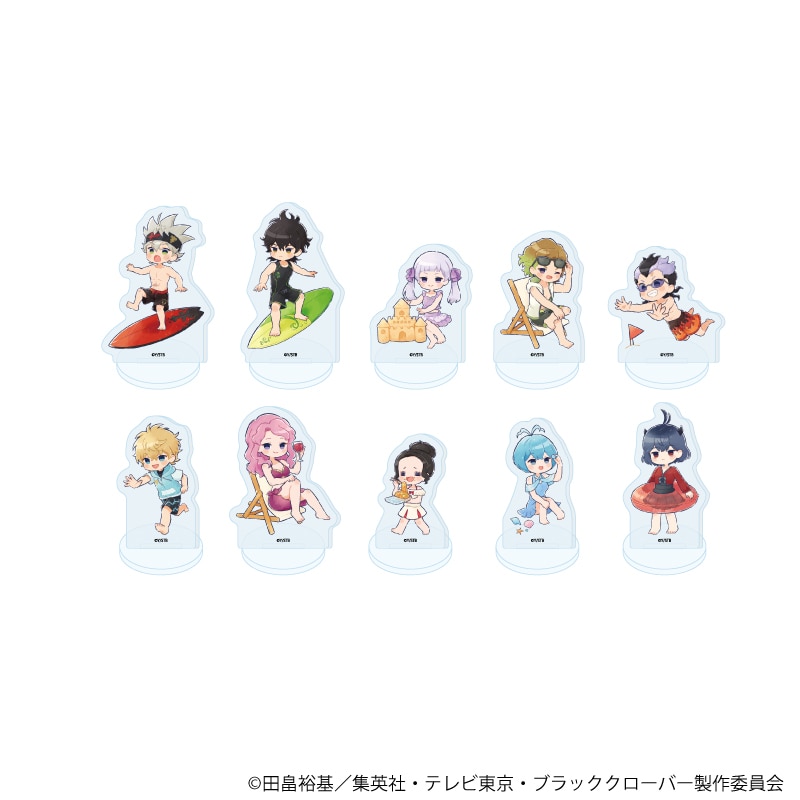 ブラッククローバー　アクリルぷちスタンド　海ver. グラフアート　Set1（ブラインド）全10種