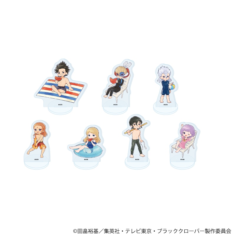 ブラッククローバー　アクリルぷちスタンド　海ver. グラフアート　Set2（ブラインド）全7種