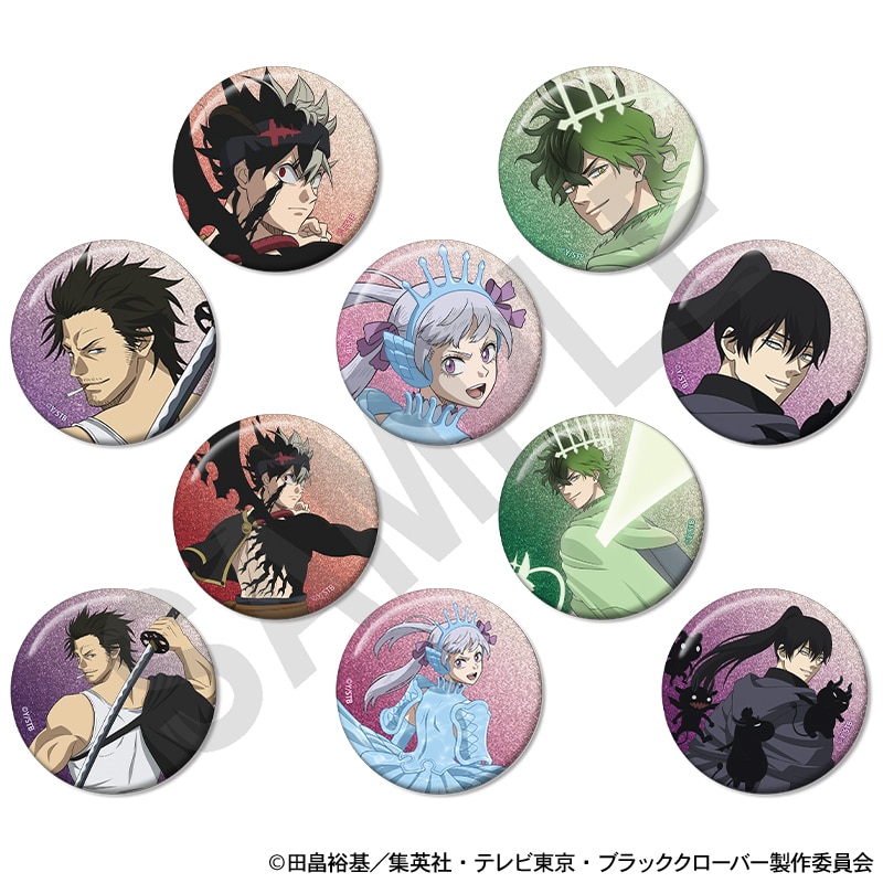 ブラッククローバー　描き下ろし 戦う背中ver. BIG缶バッジ　全5種