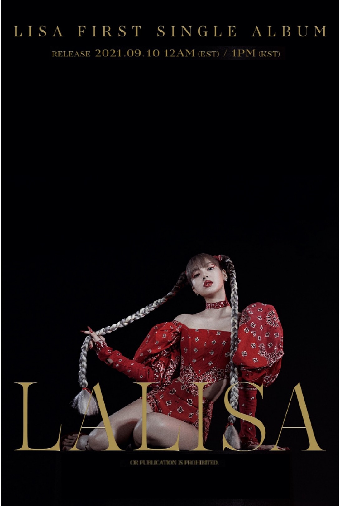 Lisa 初のソロシングル Lalisa 9月10日 金 発売決定 Universal Music Store限定特典付き予約開始