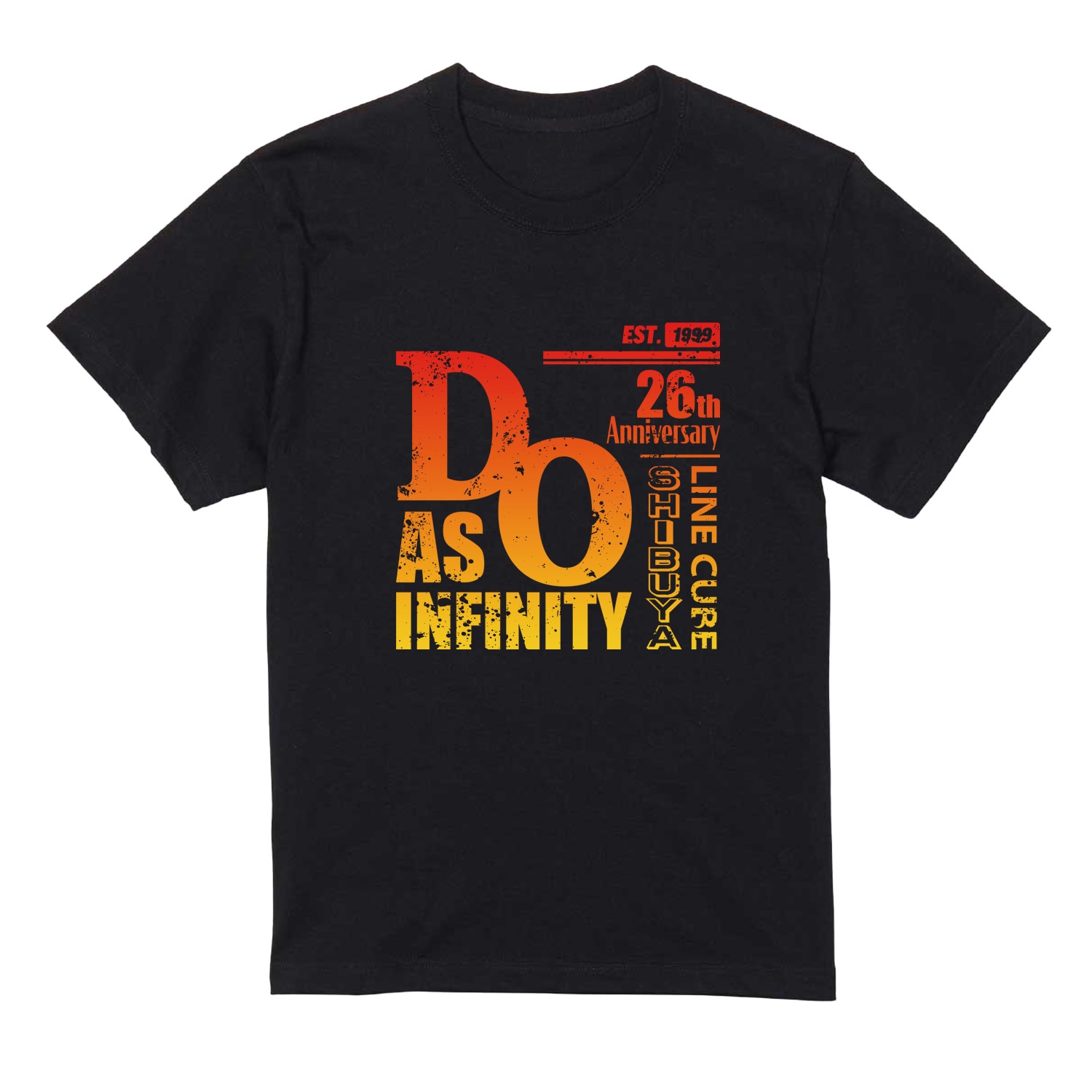 Tシャツ・ブラック(S/M/L/XL）