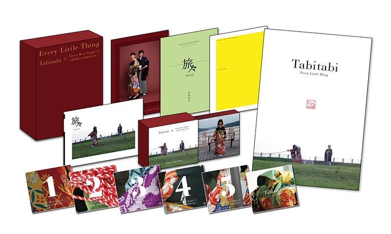 「Tabitabi ＋ Every Best Single 2 ～MORE COMPLETE～」AL6枚組＋DVD2枚組＋ Blu-ray2枚組 (豪華盤BOX）