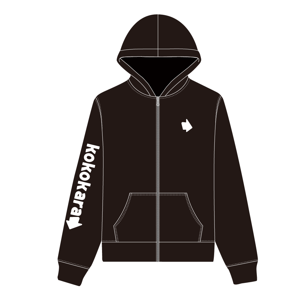 梶原岳人 5th Anniversary Live 人生のライブ vol.3 ～ 4＋1編 ～　ジップパーカー