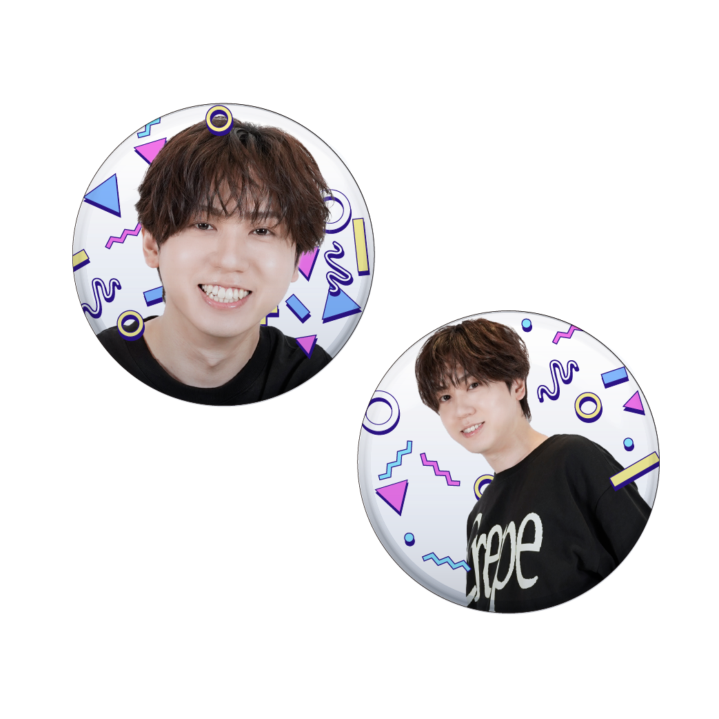 梶原岳人 5th Anniversary Live 人生のライブ vol.3 ～ 4＋1編 ～　缶バッジ2個セット