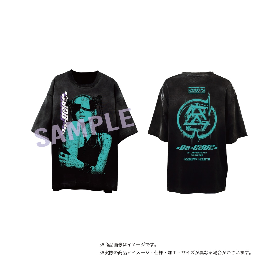 VISUAL TEE -BLACK-（KIDS/XS/S/M/L/XL）