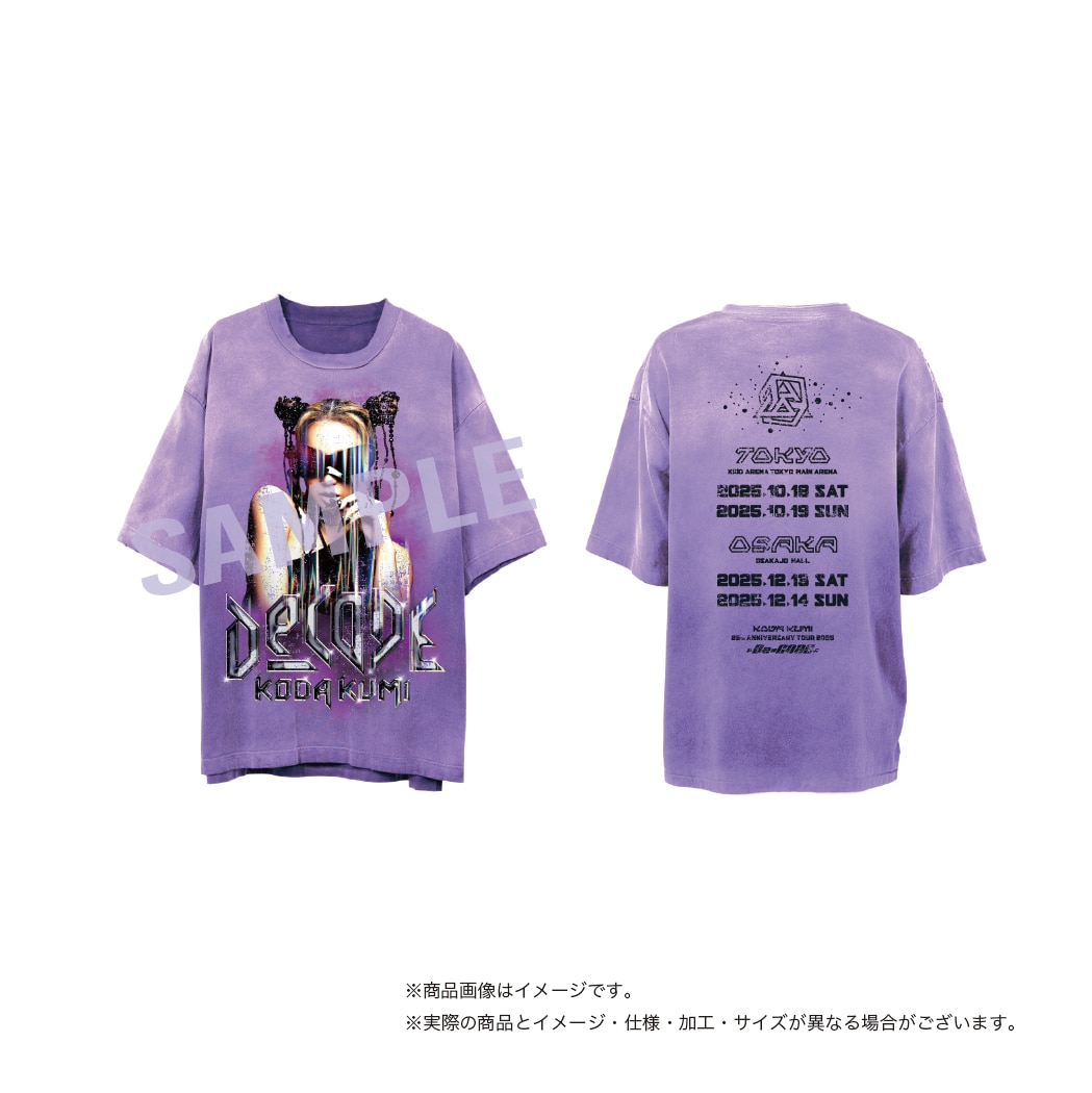 VISUAL TEE  -PURPLE-（KIDS/XS/S/M/L/XL）