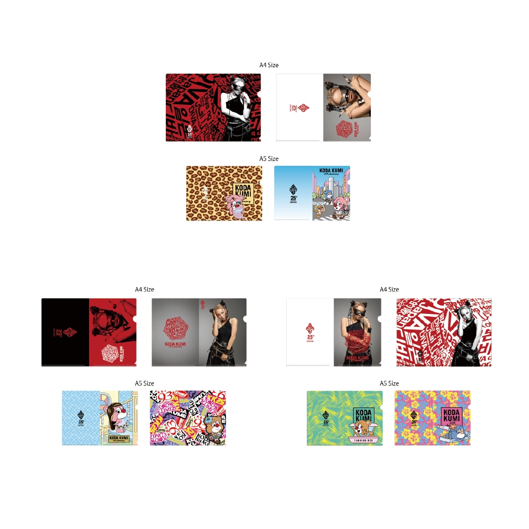 CLEAR FILE FOLDER 4PCS SET（全３種）