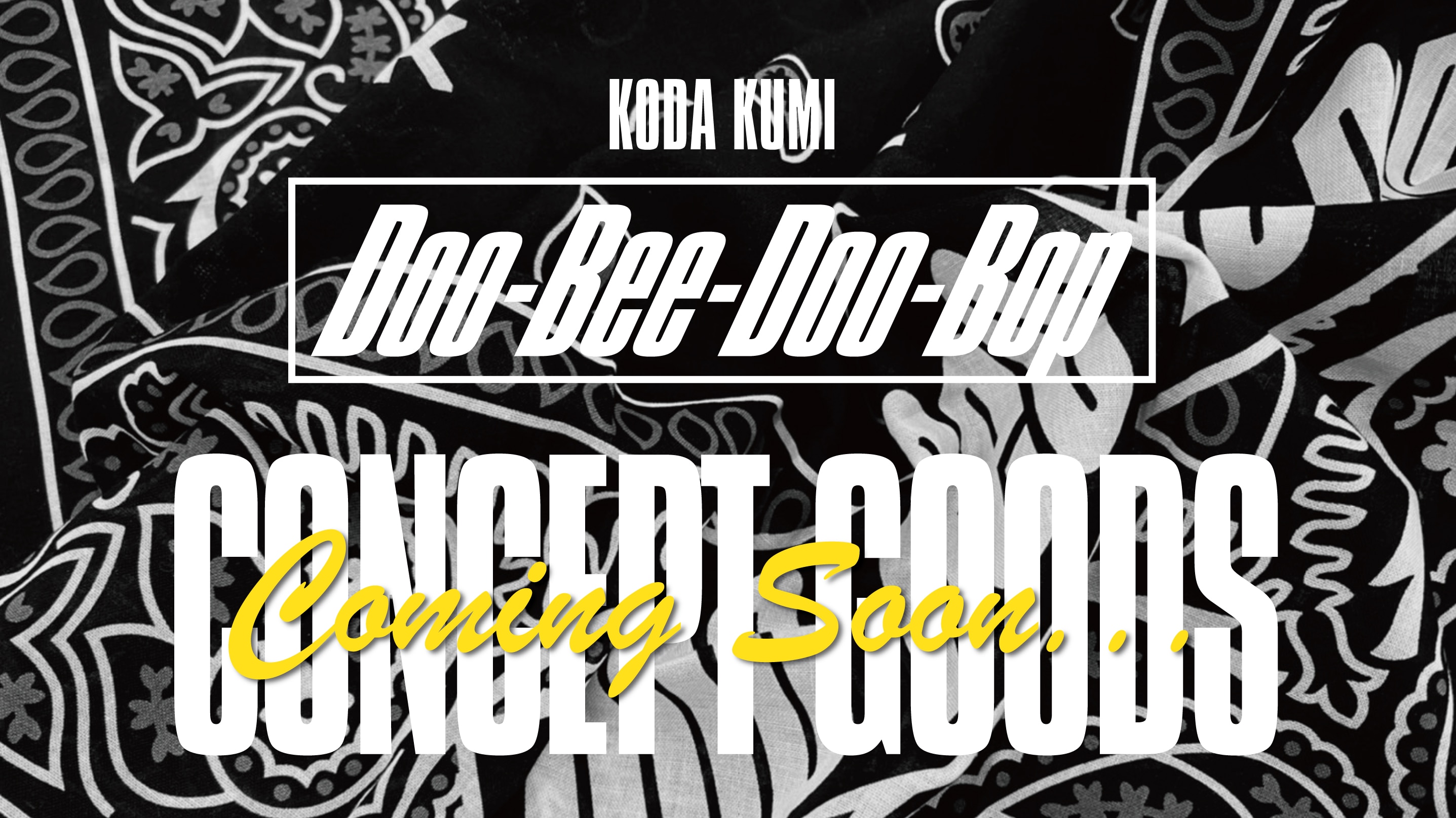 【近日発表】Doo-Bee-Doo-Bop CONCEPT GOODS COMING SOON...