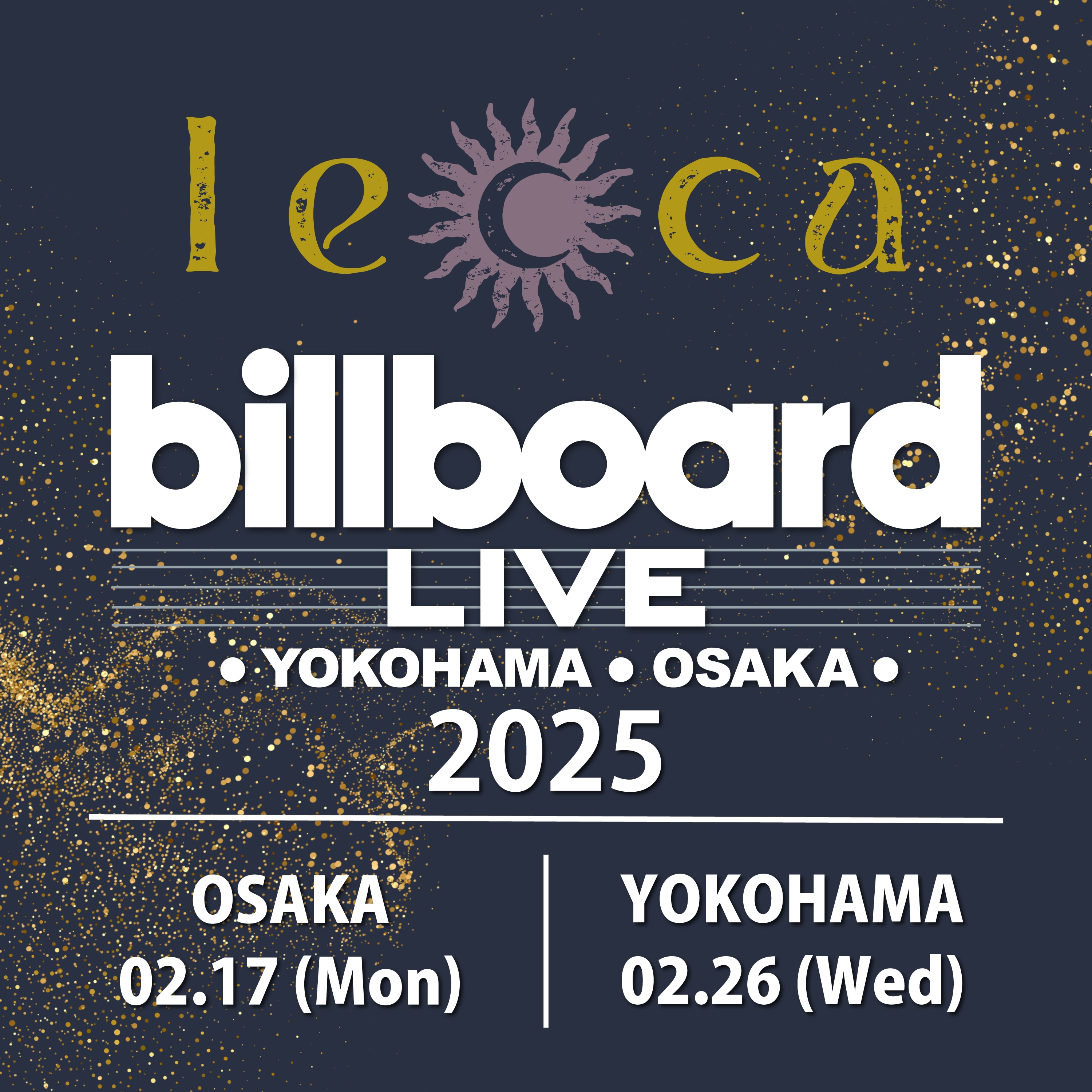 「lecca Billboard Live 2025」開催決定＆チケットFC先行抽選受付スタート！