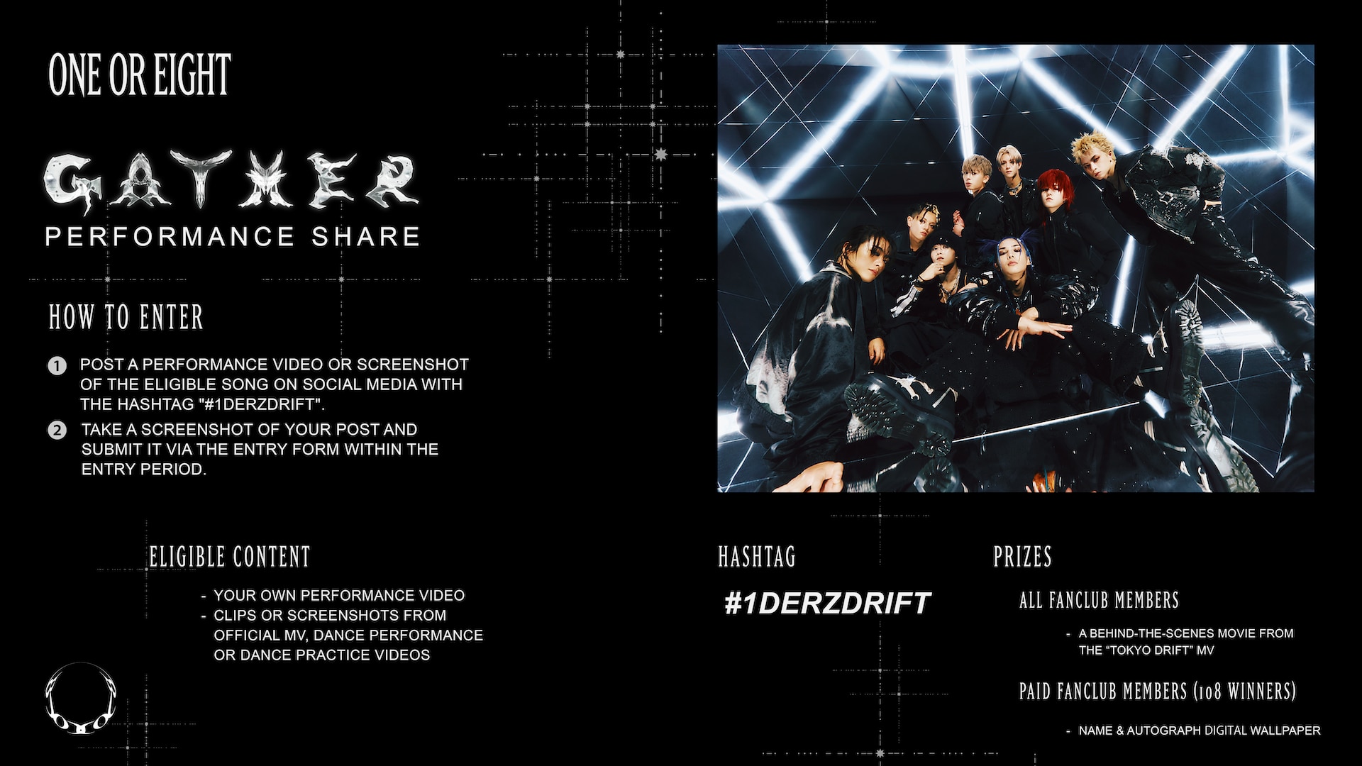 ONE OR EIGHT Performance Share Campaign -GATHER- 開催！