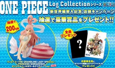 One Piece Log Collectionシリーズ 新世界編突入記念 店頭キャンペーン開催決定 News One Piece ワンピース Dvd公式サイト