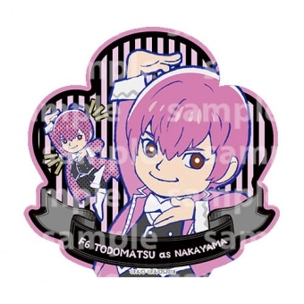 松ステ２出演キャストがおそ松さんのキャラになっちゃった トレーディングダイカットステッカー 舞台 おそ松さんon Stage Six Men S Show Time 2 公式サイト