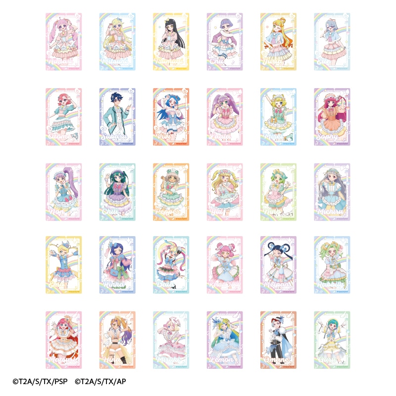 プリティーシリーズ　Crossing Live 2025　トレーディングクリアカード【全30種】