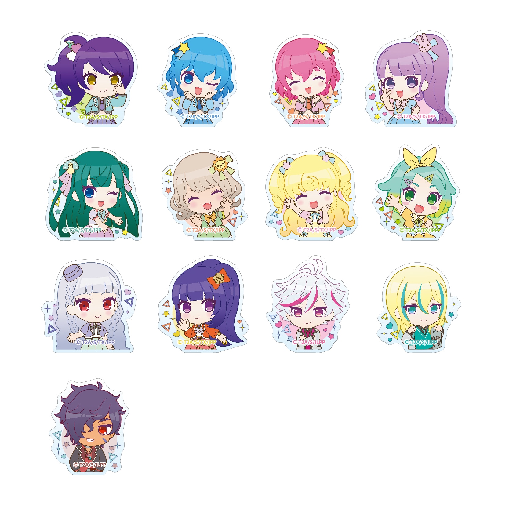 プリパラ プリプリライブ アクリルリング 大江戸シンヤ ウシミツ プリパラ プリプリライブ アクリルリング 大江戸シンヤ ウシミツ