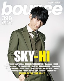 1/25発行のTOWER RECORDS“bounce”表紙にSKY-HIが登場！