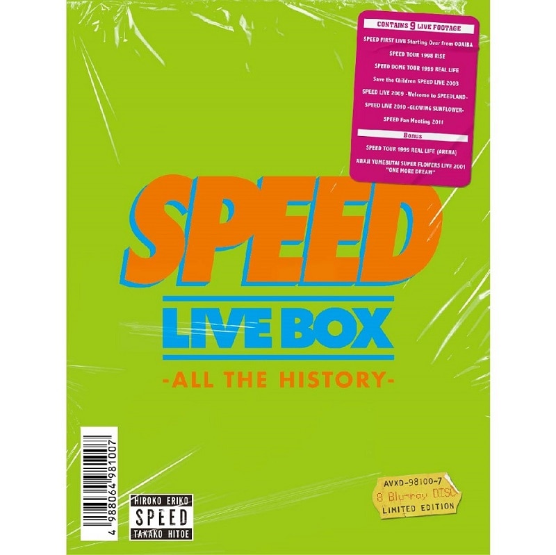 SPEED LIVE BOX - ALL THE HISTORY -