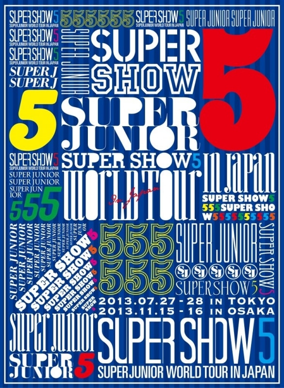 2014.01.29 LIVE DVD＆Blu-ray「SUPER JUNIOR WORLD TOUR SUPER SHOW5 in JAPAN」（DVD3枚組）