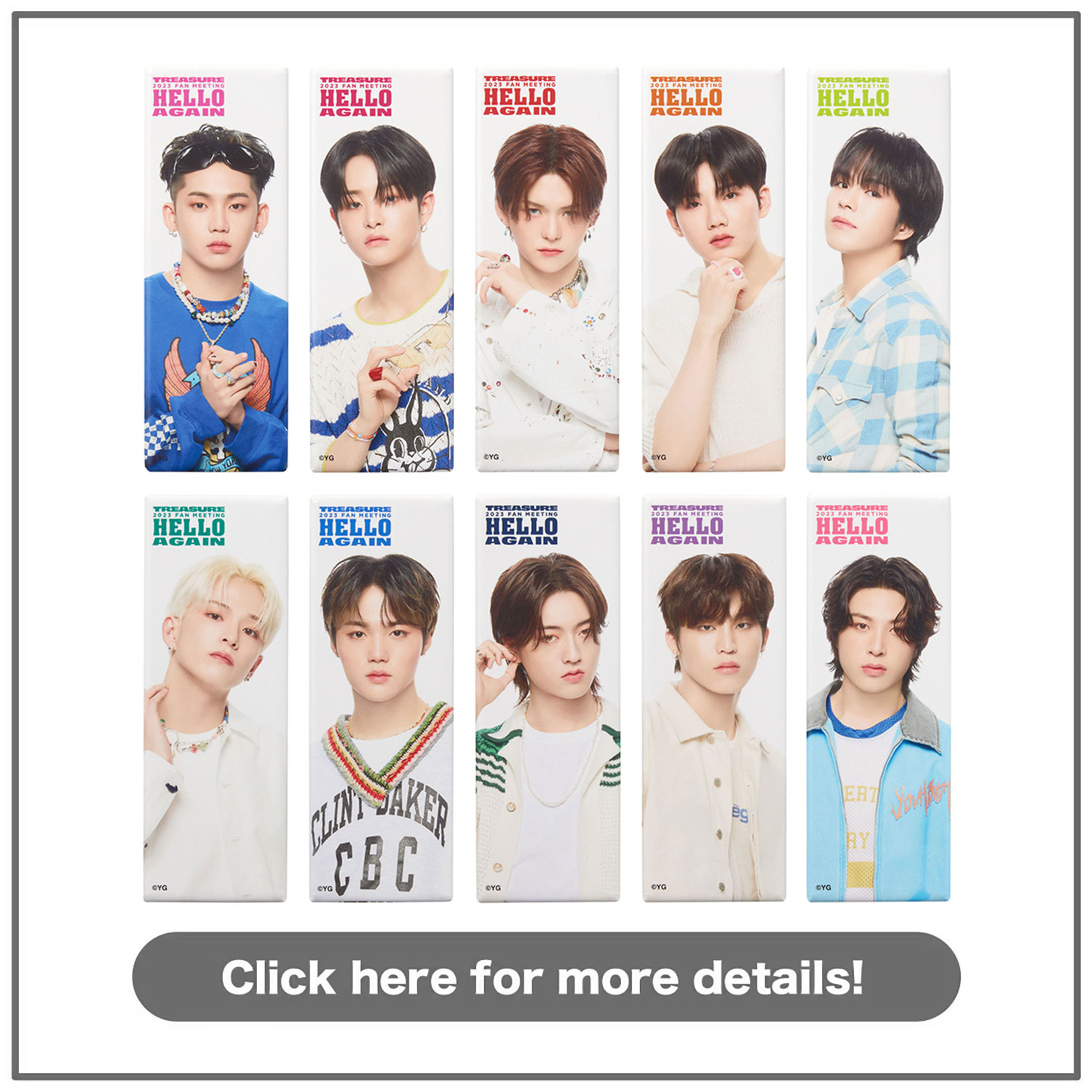 2023 TREASURE FAN MEETING~HELLO AGAIN~ POPUP STORE GOODS