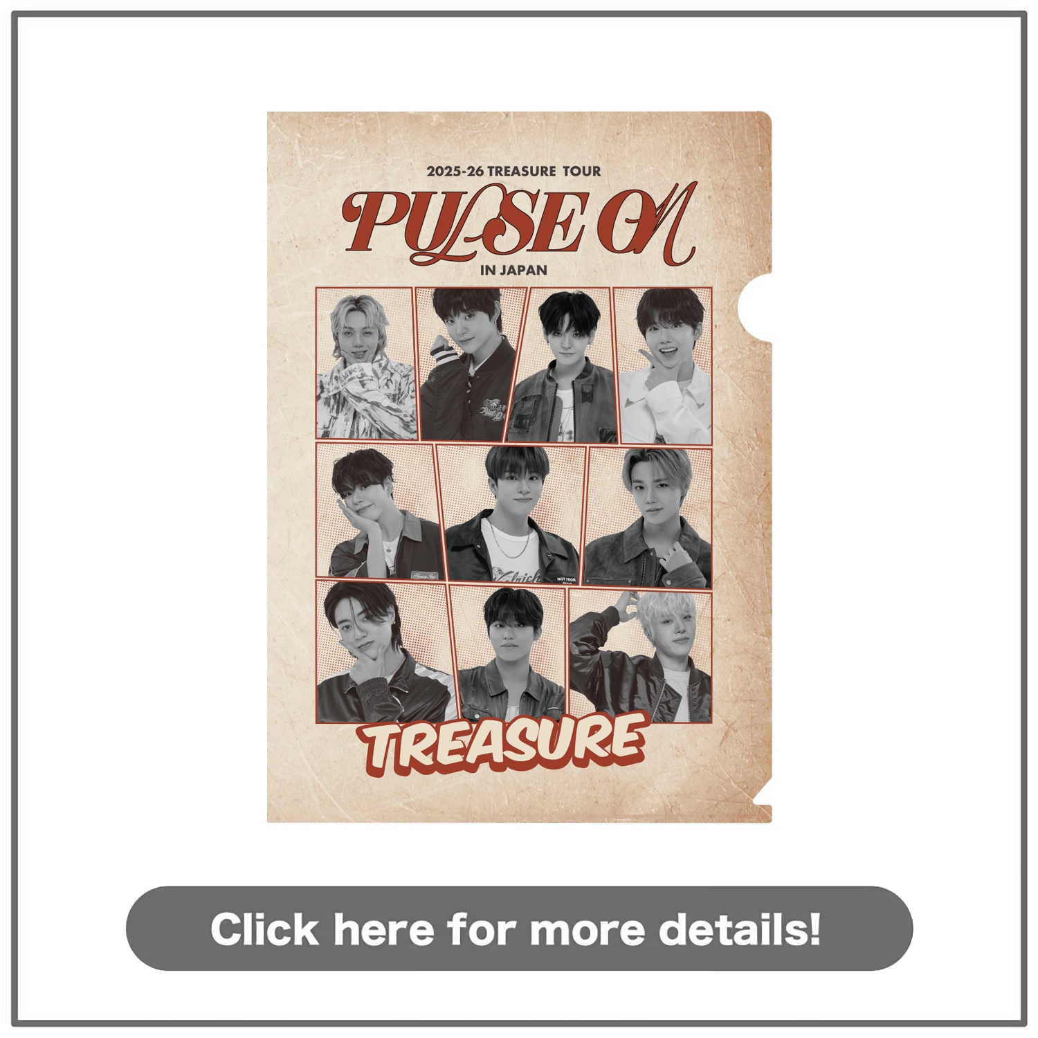 『2025-26 TREASURE TOUR [PULSE ON] IN JAPAN POP-UP STORE』限定GOODS