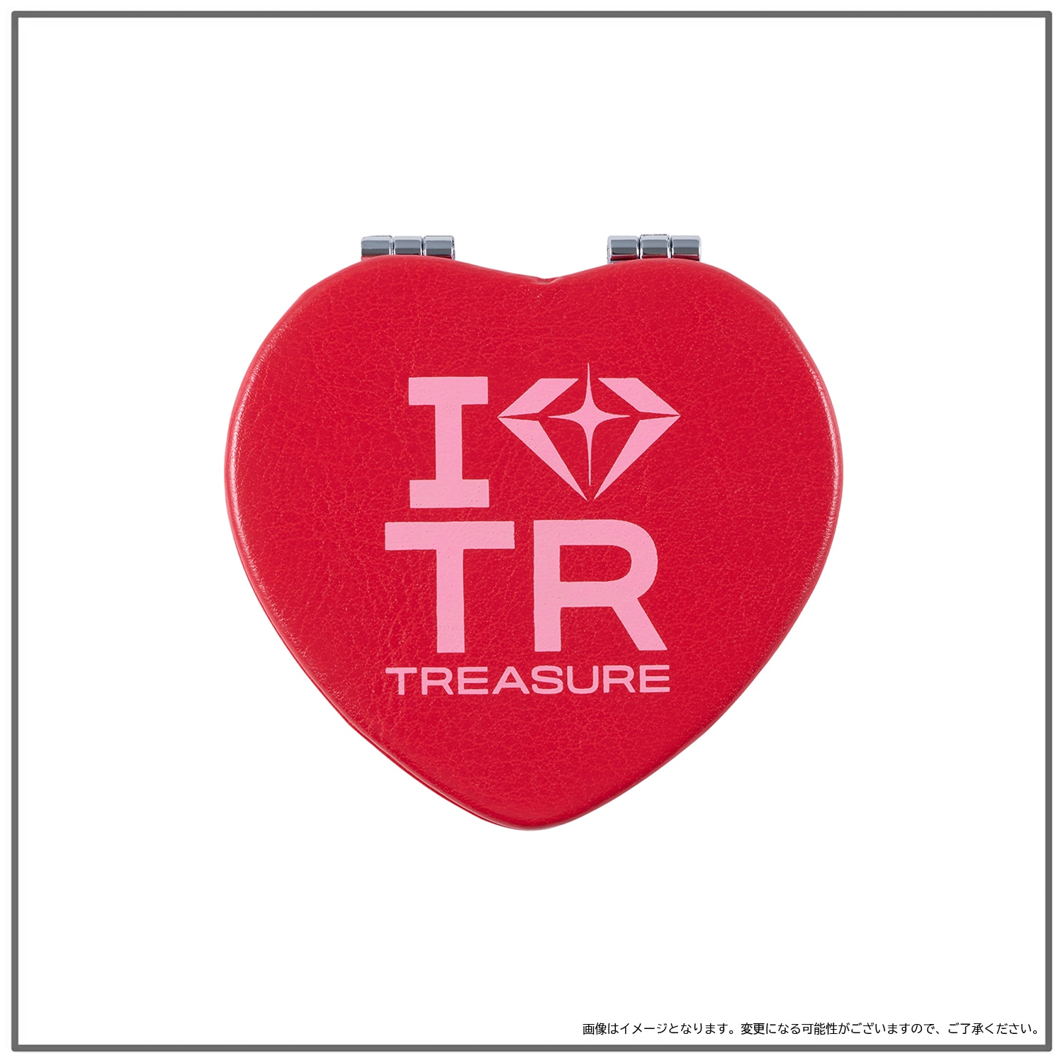 I LOVE TREASURE ミラー（RED）