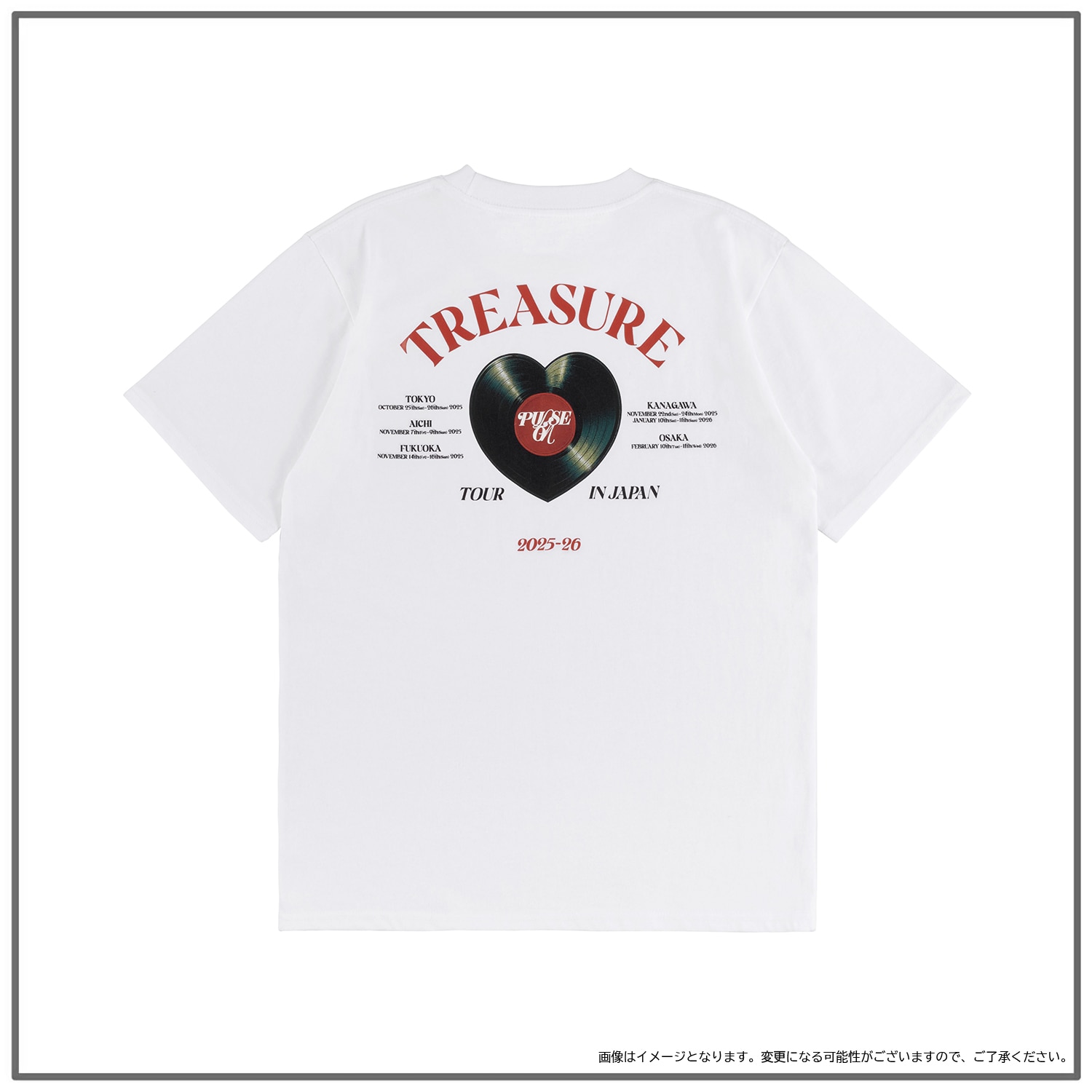 TOUR Tシャツ（WHITE）