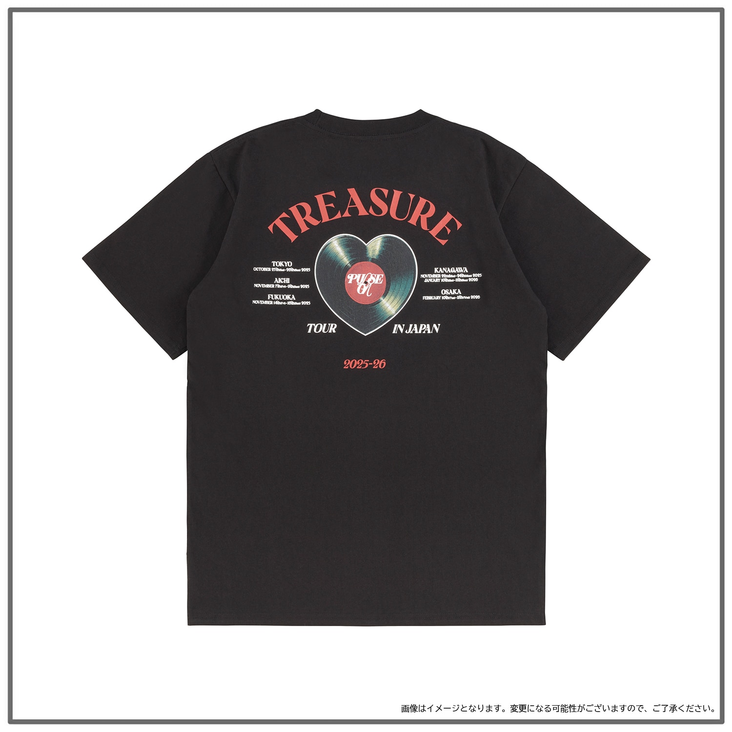 TOUR Tシャツ（BLACK）