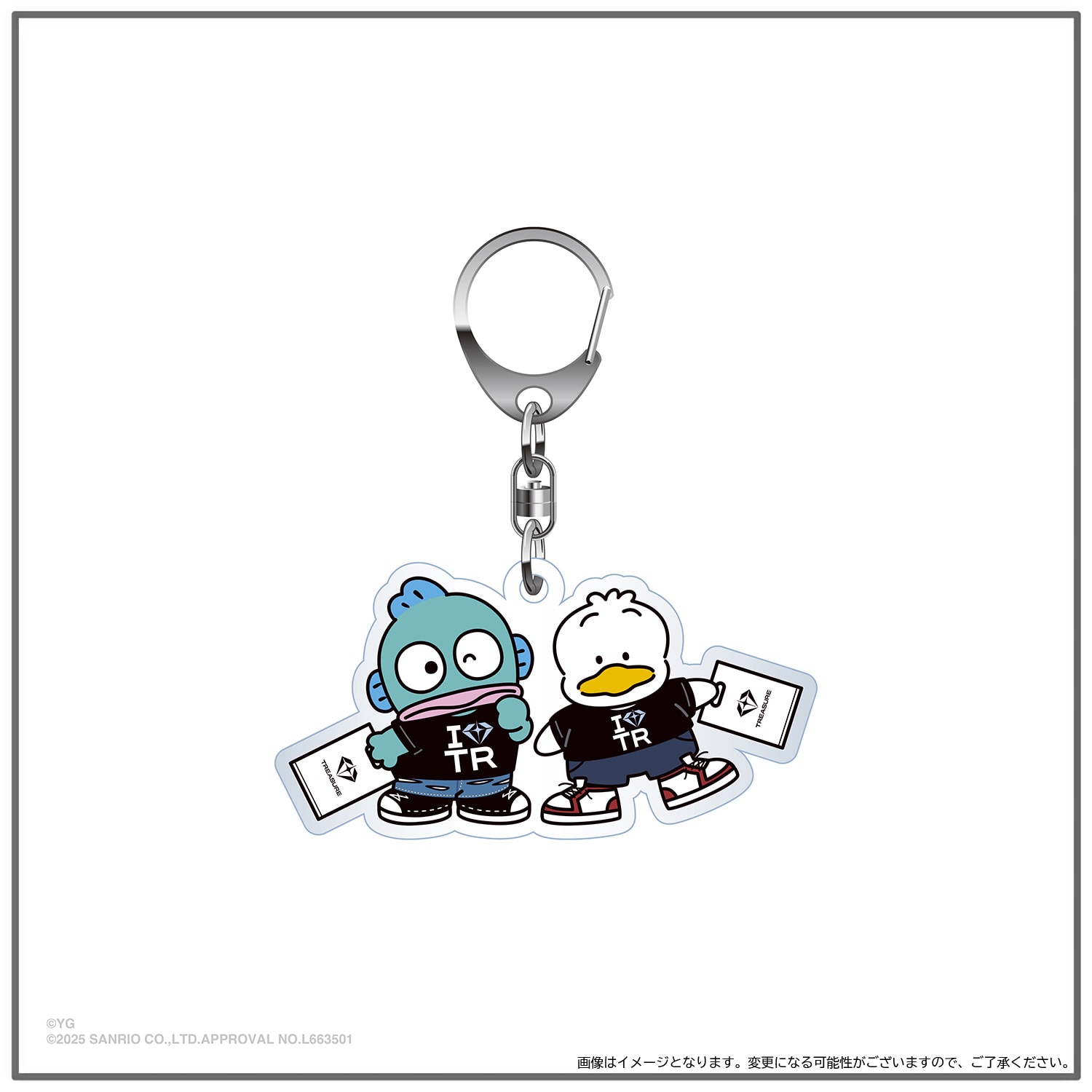 <POP-UP STORE限定>【TREASURE×HAPIDANBUI】アクリルキーホルダー