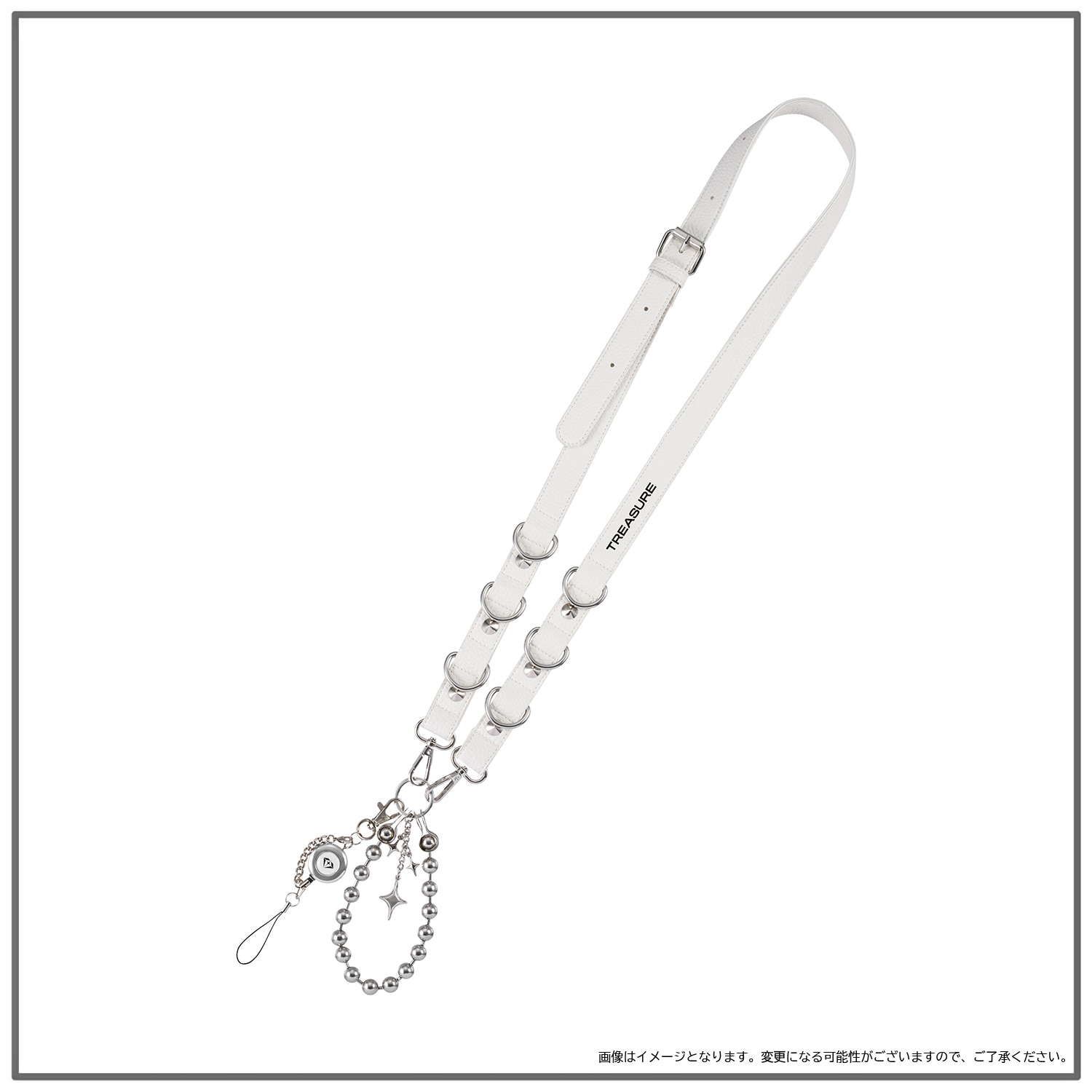 LIGHT STICK リールストラップ（WHITE）