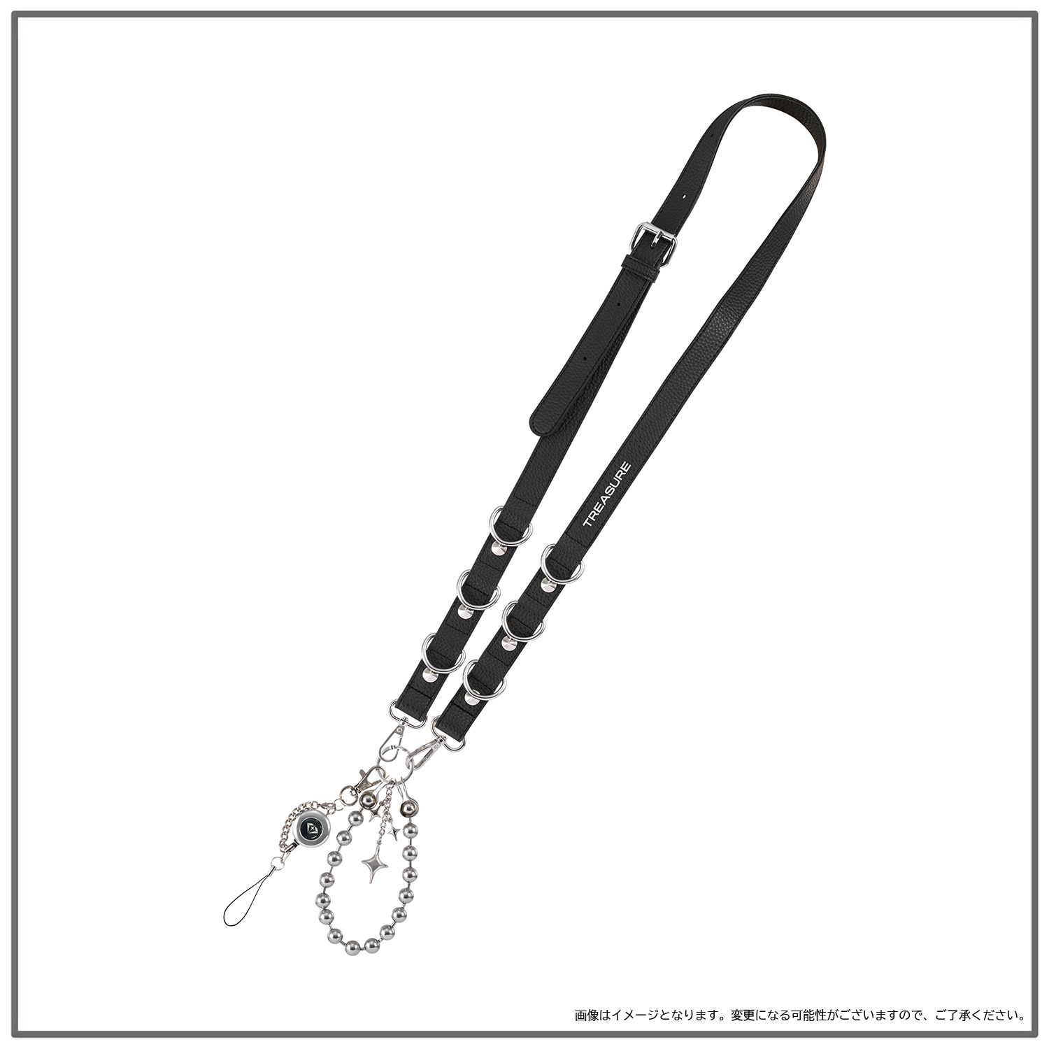 LIGHT STICK リールストラップ（BLACK）