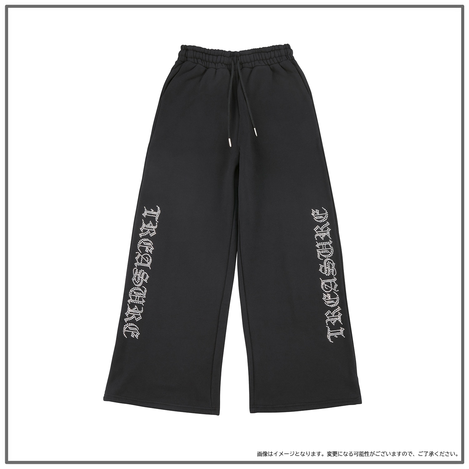 フレアパンツ(BLACK)