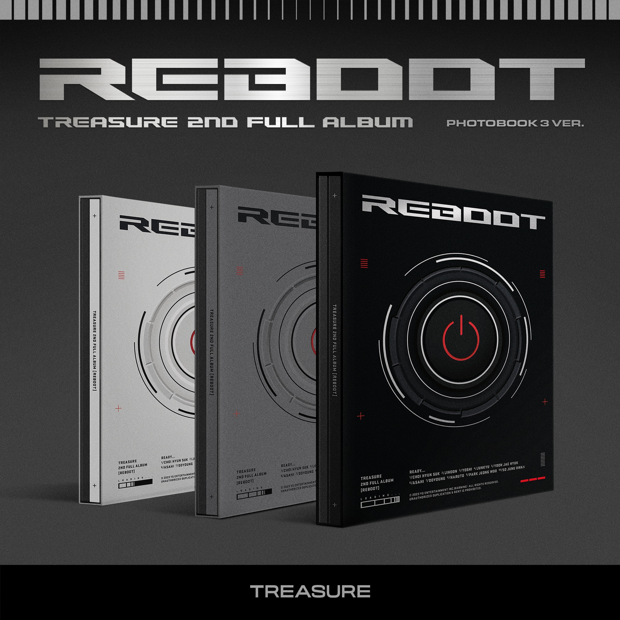 TREASURE 2ND FULL ALBUM 『REBOOT』2023年7月28日(金)にリリース決定