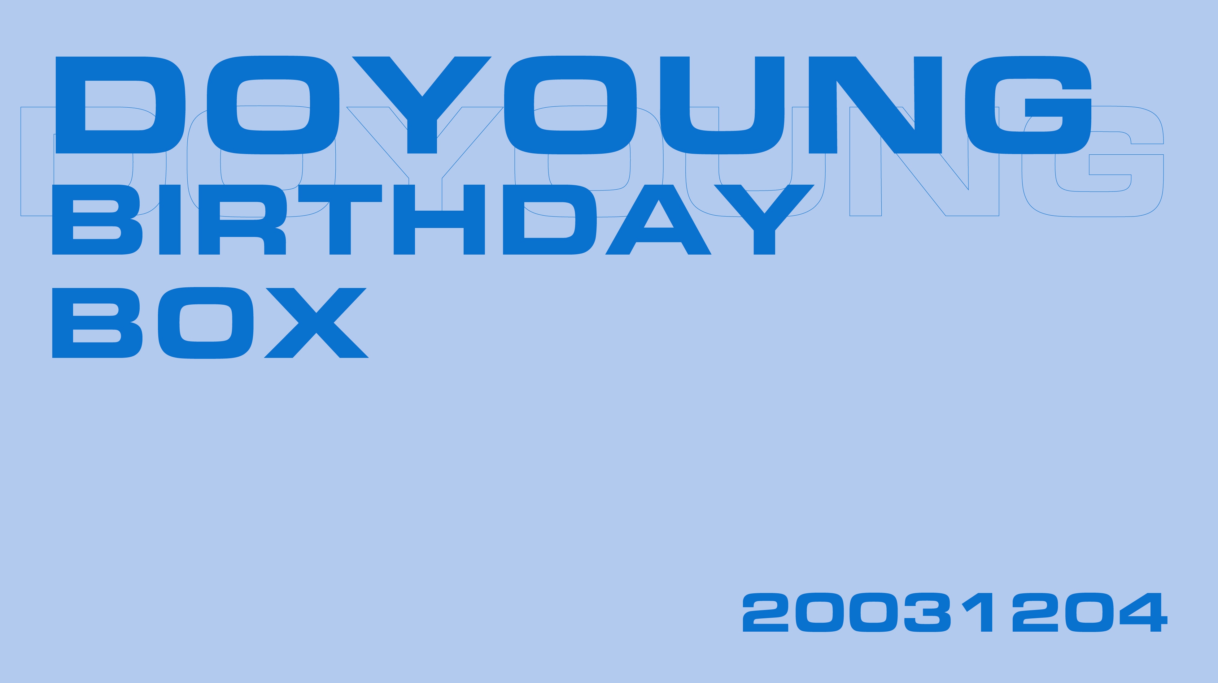 DOYOUNG BIRTHDAY BOX販売決定！