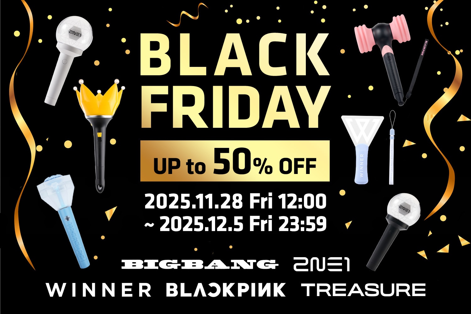 YGEX OFFICIAL SHOPにて「BLACK FRIDAY」実施決定！