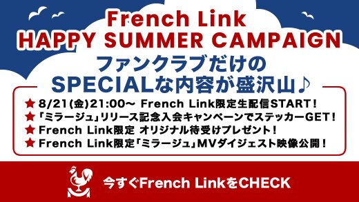 ★☆French Link HAPPY SUMMER CAMPAIGN☆★