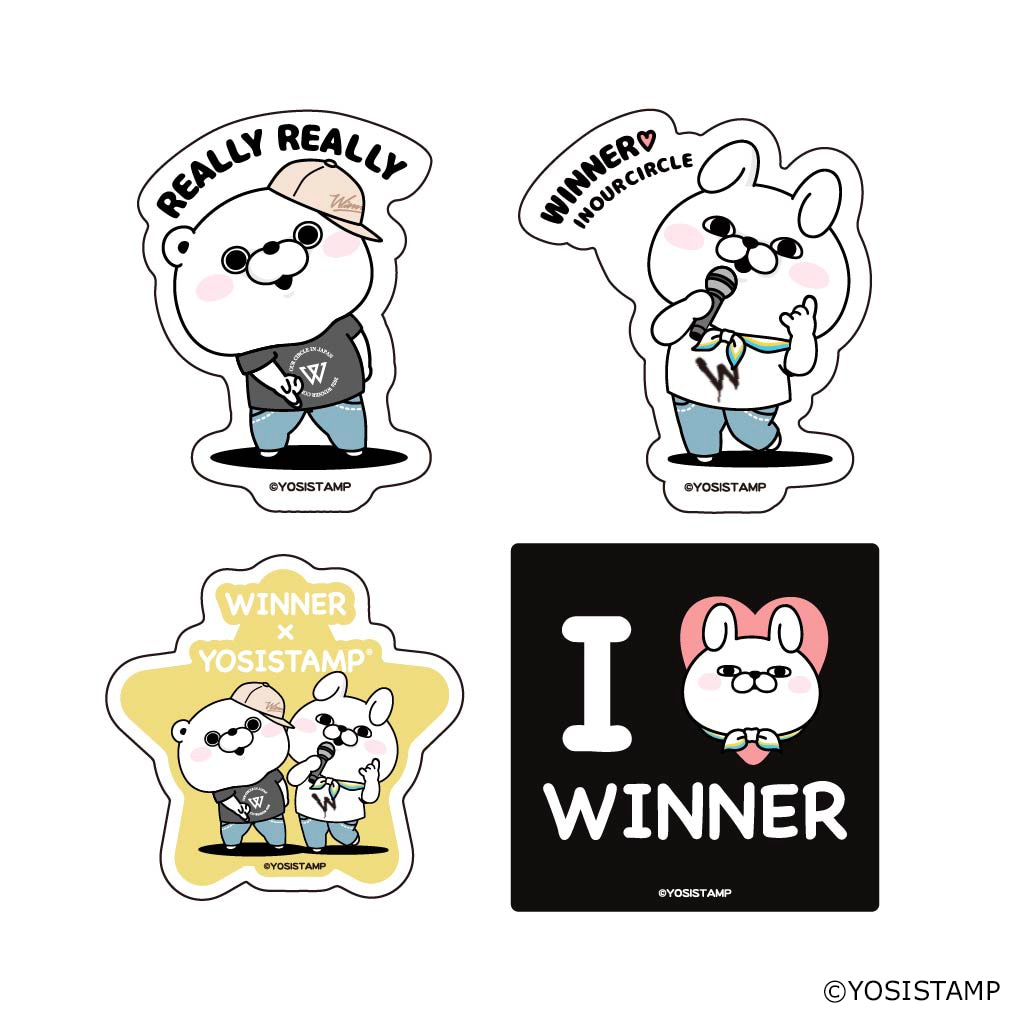 【WINNER × YOSISTAMP】ステッカーセット