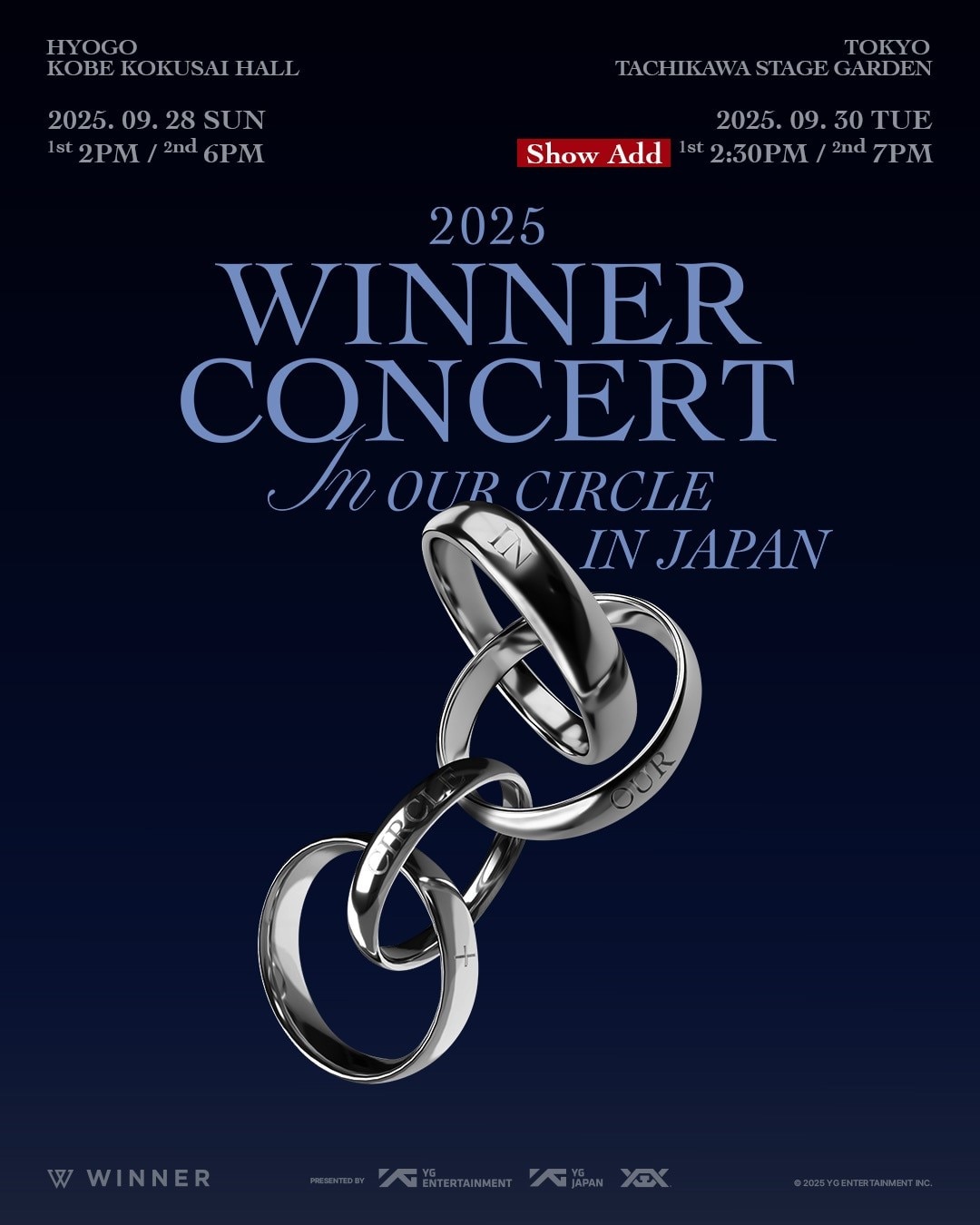 『2025 WINNER CONCERT [IN OUR CIRCLE] IN JAPAN』追加公演開催を記念して特別企画第3弾実施決定！