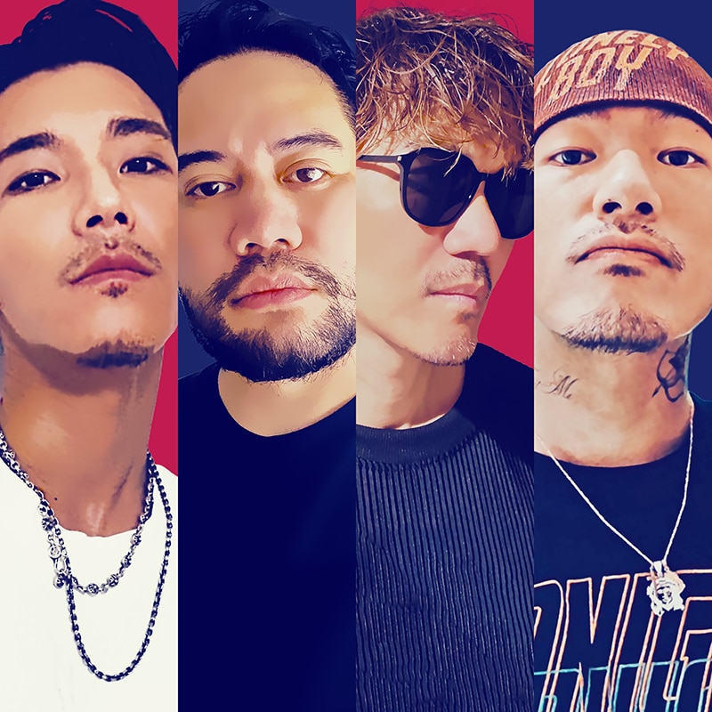 EXILE ATSUSHI、KAZUKI（DOBERMAN INFINITY）、JAY'ED、MABUによる 