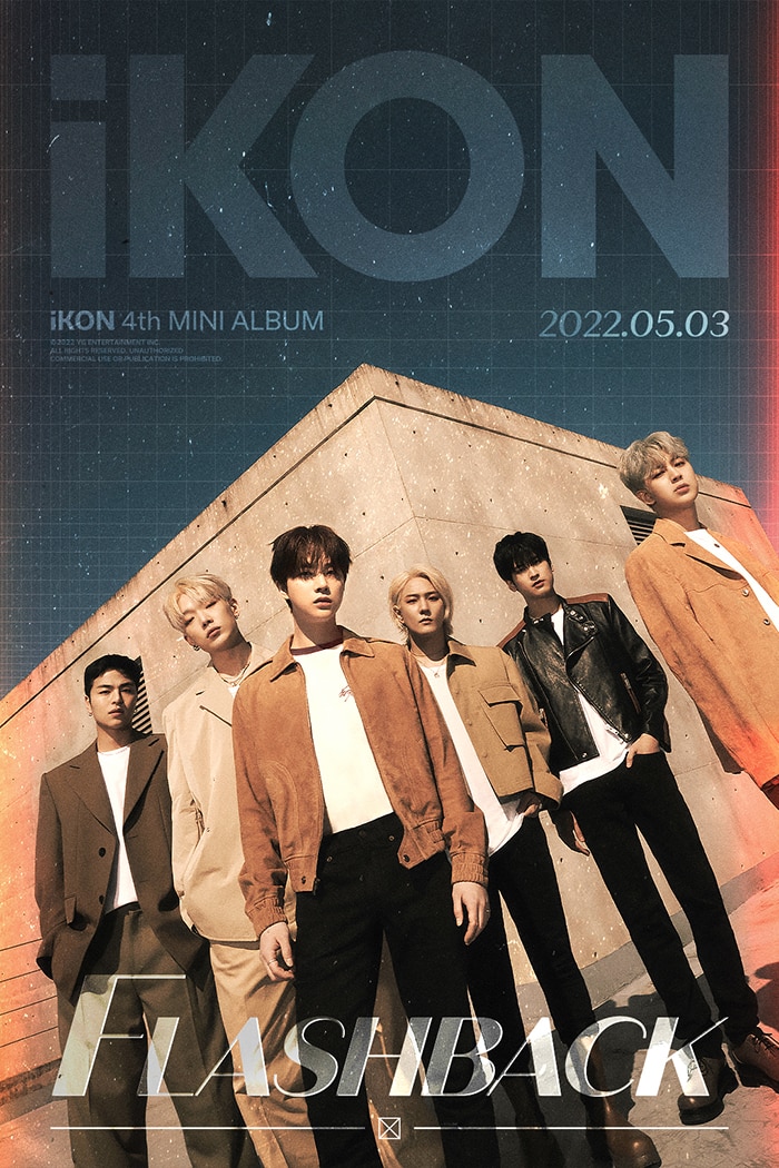iKON - iKON リリイベ iKON、5/3(火)リリースの4th MINI ALBUM『FLASHBACK』ポスター