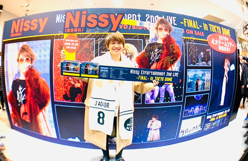 Nissy(西島隆弘)、クリスマスイブのプレゼント！本人自らのサプライズ企画！ 1日で移動距離約2,800km！自身初、5大都市のCDショップ